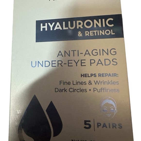 Azure Under Eye Pads Bundle of 4 Hyaluronic Acid Hemp & Collagen Vit C 20 pairs - Picture 3 of 10